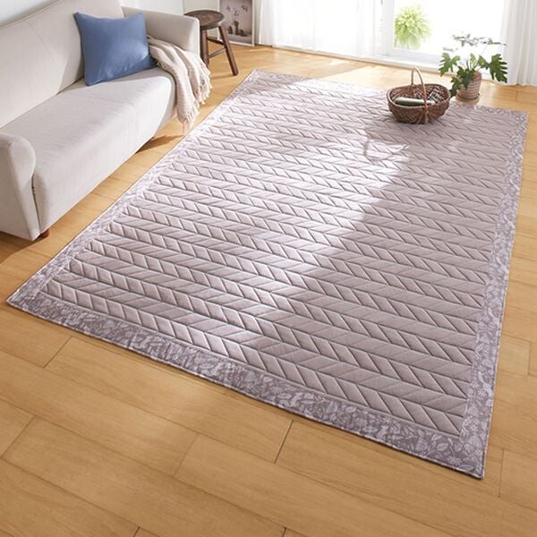 「綿１００％さらさら除湿キルトラグ（カーペット）」｜詳細画像