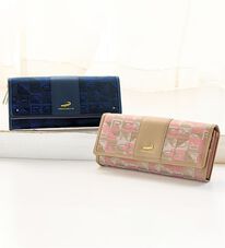 BELLUNA（ベルーナ）の「＜クロコダイル＞ジャカード織被せ長財布（財布・パスケース）」