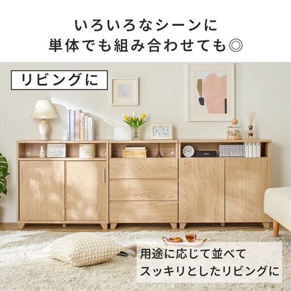 iellio（イエリオ）の「薄型リビング収納（リビング収納）」｜詳細画像