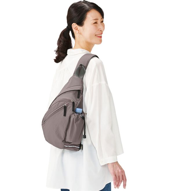 「手ぶらが叶う多機能ボディバッグ（ボディバッグ・ウエストポーチ）」｜詳細画像