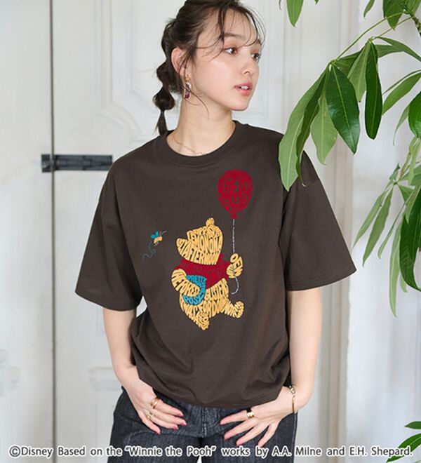 BELLUNA（ベルーナ）の「＜Ｄｉｓｎｅｙ＞綿混素材ゆるっとＴシャツ（カットソー）」｜詳細画像