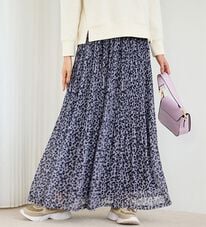 RANAN（ラナン）の「シフォンプリーツマキシスカート（ロングスカート）」