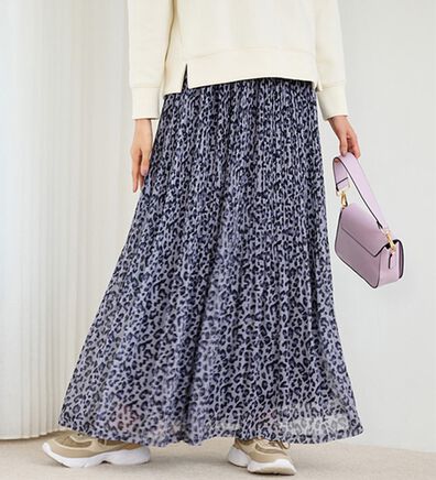 RANAN（ラナン）の「シフォンプリーツマキシスカート（ロングスカート）」