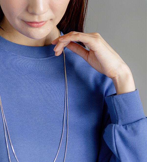 BELLUNA（ベルーナ）の「軽やか綿混！大人サマ見えスウェット（カットソー）」｜詳細画像