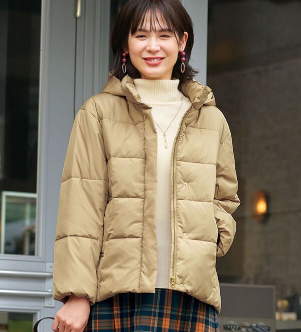 BELLUNA（ベルーナ）の「スッキリ細見え！軽やか中わたジャケット（その他ジャケット）」｜詳細画像