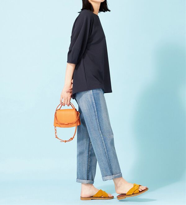 BELLUNA（ベルーナ）の「ポコポコ素材ランタンスリーブプルオーバー（カットソー）」｜詳細画像