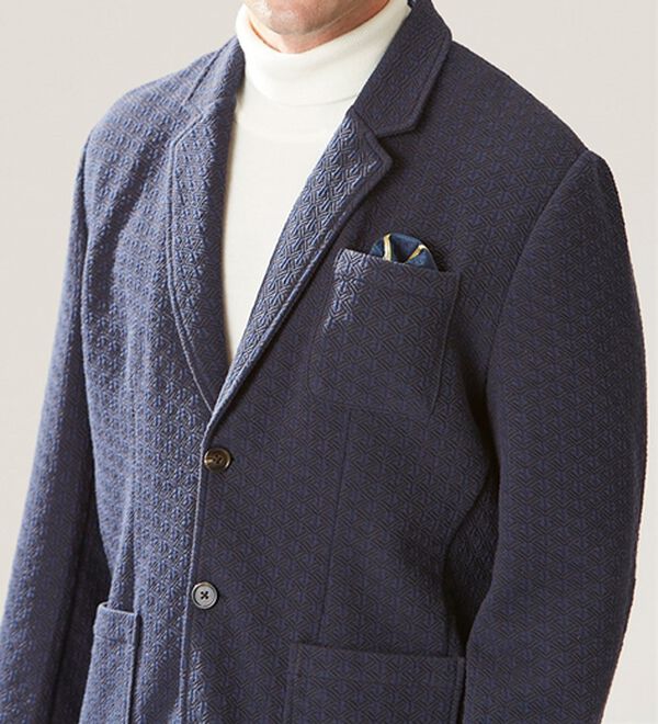 「大人の魅力高まる総柄リラックスジャケット（メンズジャケット）」｜詳細画像