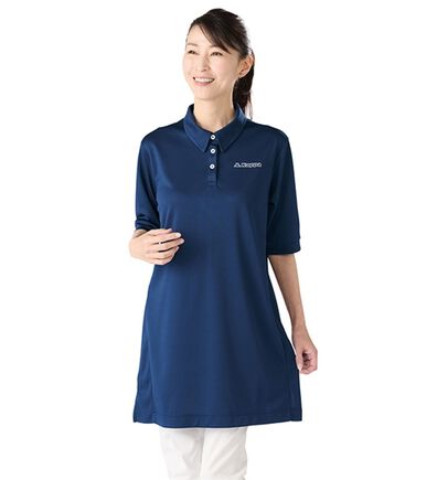 「Ｋａｐｐａ　５分袖ポロワンピース（シャツワンピース）」