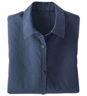 BELLUNA（ベルーナ）の「＜ＳＯＬＯＴＥＸ（Ｒ）＞ストレッチビッグシャツ（シャツ）」｜ネイビー