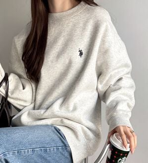 GeeRA（ジーラ）の「【U.S. POLO ASSN.】表ピーチ裏起毛スウェット（トレーナー・スウェット）」｜オートミール