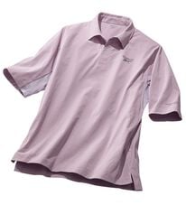 「＜リーボック＞メッシュ切替杢調ポロシャツ（メンズポロシャツ）」