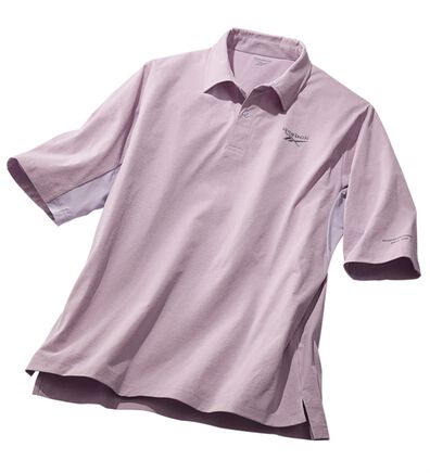 「＜リーボック＞メッシュ切替杢調ポロシャツ（メンズポロシャツ）」