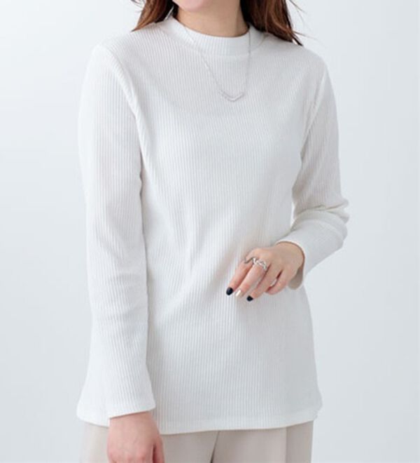 BELLUNA（ベルーナ）の「ジャカード素材ベストアンサンブル（アンサンブル）」｜詳細画像