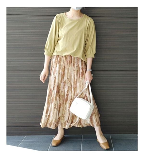 BELLUNA（ベルーナ）の「裾切替デザインフレアースカート（ひざ丈スカート）」｜詳細画像