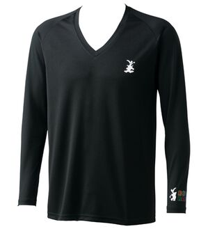 「＜ロッキーラビット＞接触冷感インナー（メンズスポーツウェア（トップス））」｜ブラック