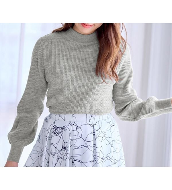 アパルトモン18AW ★ THERMAL KNIT★カシミヤ100% 美品 el alto】超極上カシミヤ100％ ふんわりクルーネックニット（FJ18