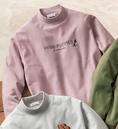 「＜ハッシュパピー＞選べるデザインスエードトレーナー（メンズトレーナー）」