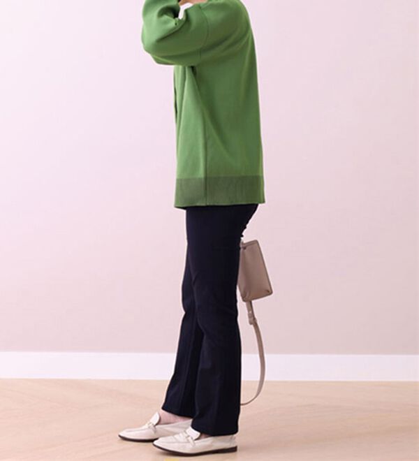 BELLUNA（ベルーナ）の「抗菌防臭！裏起毛美スマートパンツ（フルレングスパンツ）」｜詳細画像