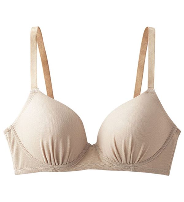 LAVIENNE（ラヴィエンヌ）の「【吸汗速乾】サラっとメッシュノンワイヤーブラ・ショーツ（別売）（ブラジャー）」｜詳細画像