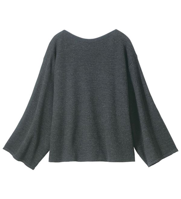 VINNO（ヴィノ）の「コットン混・配色インターシャニット（ニット・セーター）」｜詳細画像