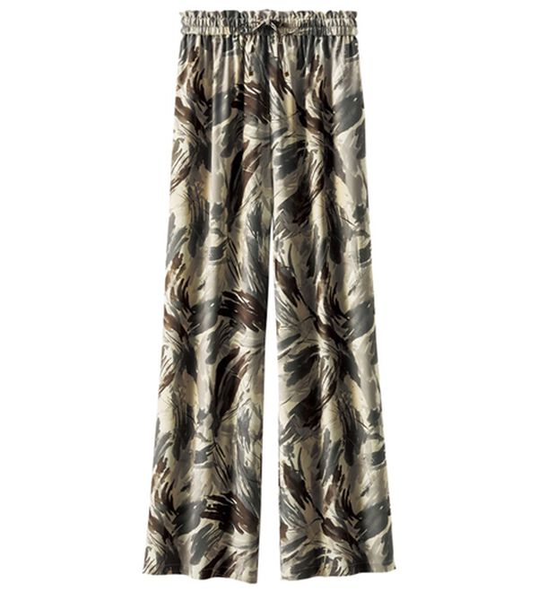 BELLUNA（ベルーナ）の「ゆったり快適プリントワイドパンツ（ワイドパンツ・ガウチョ）」｜詳細画像