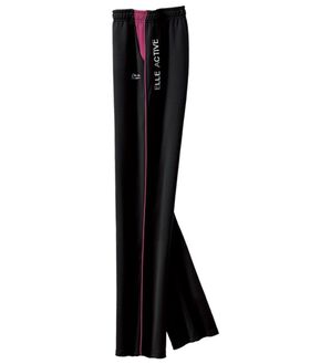 BELLUNA（ベルーナ）の「＜ＥＬＬＥ　Ａｃｔｉｖｅ＞多機能！配色ジャージパンツ（その他パンツ）」｜黒