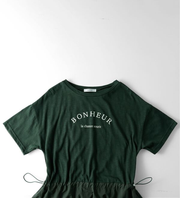 BELLUNA（ベルーナ）の「ドロスト使いドッキングワンピース（その他ワンピース）」｜詳細画像