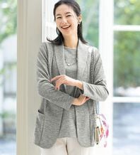 ルフラン（ルフラン）の「軽やかな着心地！メランジ調アンサンブル（アンサンブル）」