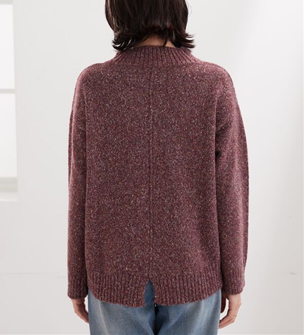 BELLUNA（ベルーナ）の「ミックス調ニットプルオーバー（ニット・セーター）」｜詳細画像