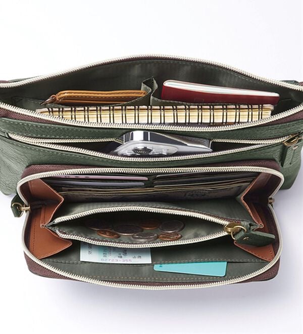 「＜ゴールデンベア＞多機能で便利なコンパクトショルダー（メンズショルダーバッグ）」｜詳細画像