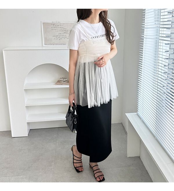 ラメチュールギャザーキャミチュニック - ベルーナ【公式】