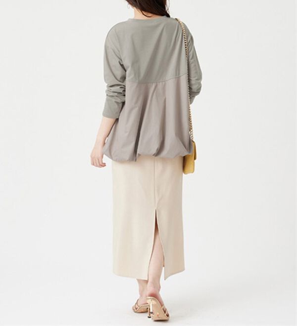 BELLUNA（ベルーナ）の「【Ｌａｇｒｉｌｕａ】斜め切替バルーンプルオーバー（カットソー）」｜詳細画像