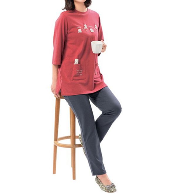 ルフラン（ルフラン）の「【２着組】キュートなアニマルパジャマ（パジャマ・ルームウェア）」｜詳細画像