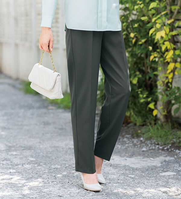 ルフラン（ルフラン）の「【３本組】日本製新お手入れラク！上品パンツ（フルレングスパンツ）」｜詳細画像