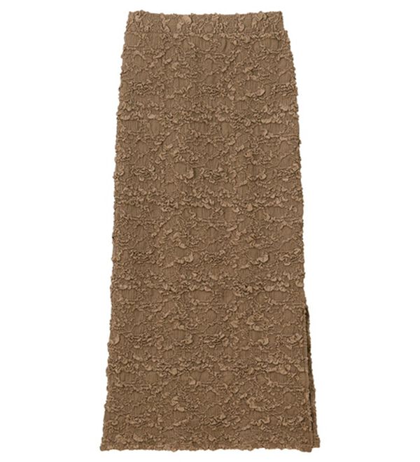 GeeRA（ジーラ）の「スリットジャカードスカート（ロングスカート）」｜詳細画像