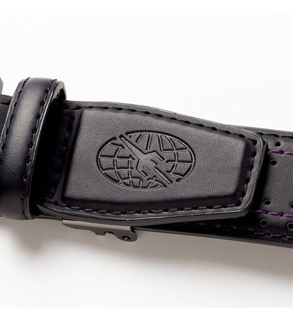 「＜トランスコンチネンツゴルフ＞ステッチがおしゃれなゴルフベルト（メンズベルト）」｜詳細画像