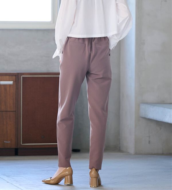 RANAN（ラナン）の「あったか！裏起毛美脚シルエットタックパンツ（フルレングスパンツ）」｜詳細画像