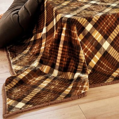 「大判サイズこたつ中掛毛布（こたつ布団）」