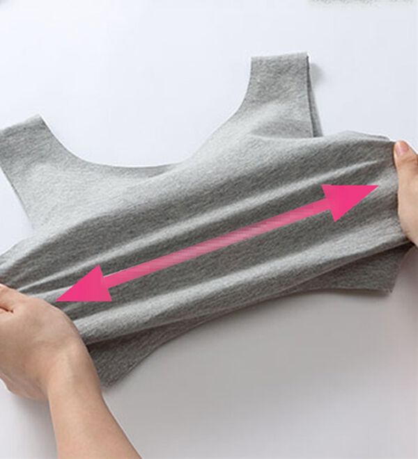 LAVIENNE（ラヴィエンヌ）の「【綿９５％＆縫い目ゼロ】締め付けにくいスーピタブラ・ショーツ（別売）（ブラジャー）」｜詳細画像