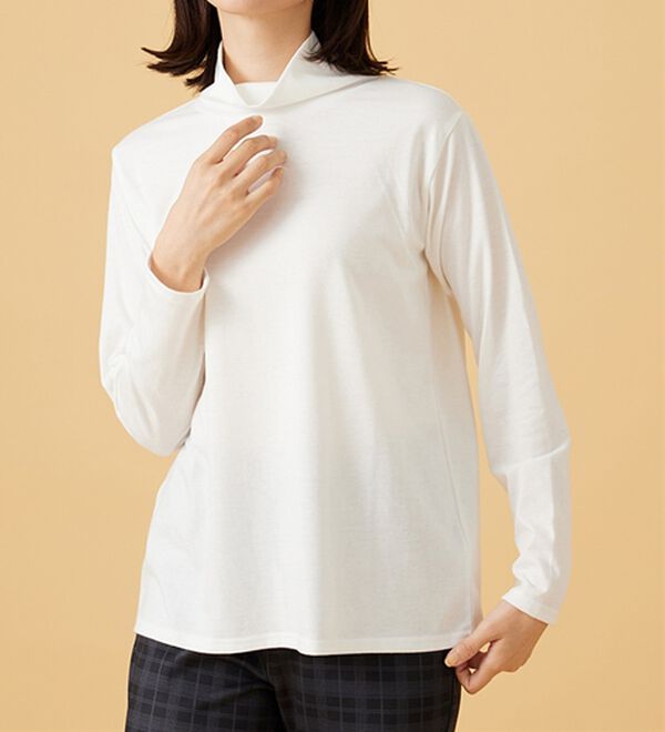 BELLUNA（ベルーナ）の「【2点セット】ジャカード素材ポンチョアンサンブル（アンサンブル）」｜詳細画像