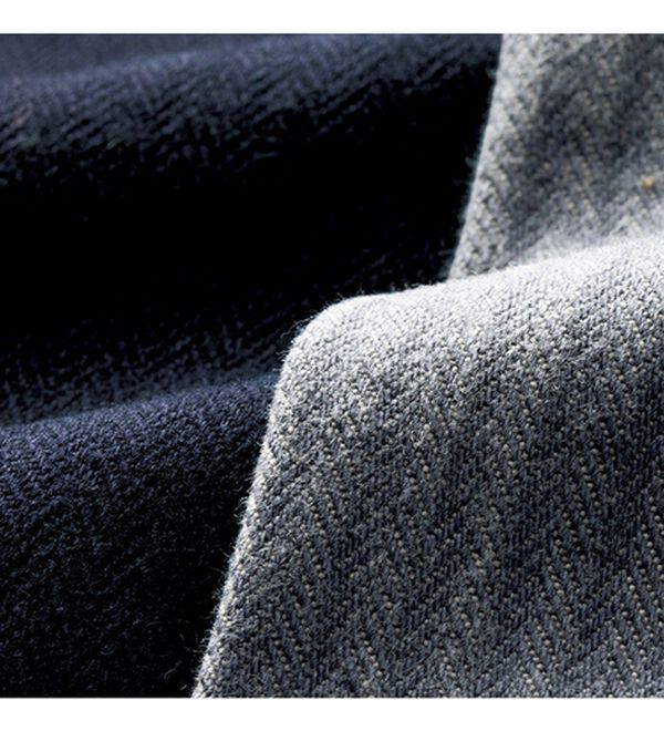 「【２本組】＜コムルヴァン・オム＞紳士のモノトーンカーゴジーンズ（メンズデニムパンツ）」｜詳細画像