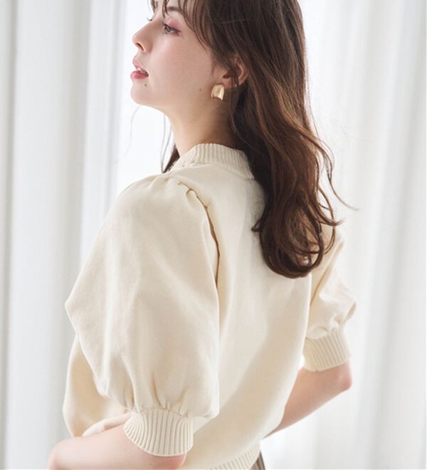RANAN（ラナン）の「ボリュームパフスリーブニットトップス（ニット・セーター）」｜詳細画像
