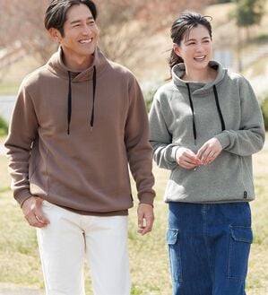 イネド オム＞裏起毛フード風トレーナー - ベルーナ【公式】