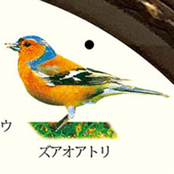 「蓄光付き野鳥のさえずり電波時計（時計）」｜詳細画像