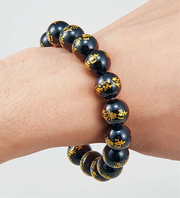 「南無妙オニキスブレス（メンズブレスレット）」｜詳細画像