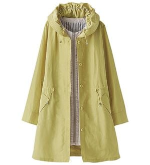 BELLUNA（ベルーナ）の「長期で活躍！おしゃれベスト付３ＷＡＹコート（ハーフコート）」｜ライム