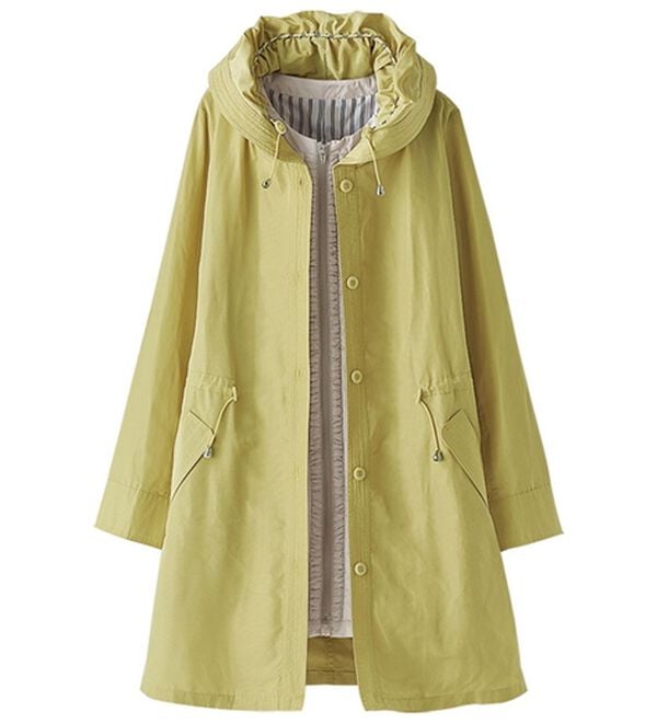 BELLUNA（ベルーナ）の「長期で活躍！おしゃれベスト付３ＷＡＹコート（ハーフコート）」｜ライム