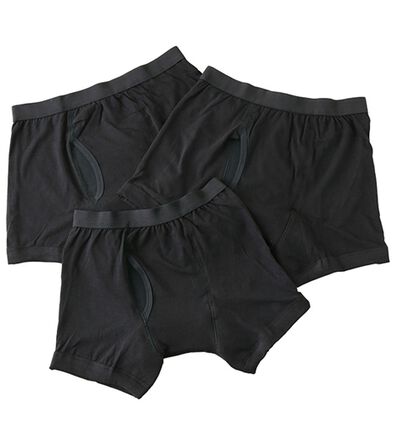 「【３枚組】ＮＥＷシャカシャカしな～い失禁ボクサー（メンズ尿漏れパンツ）」