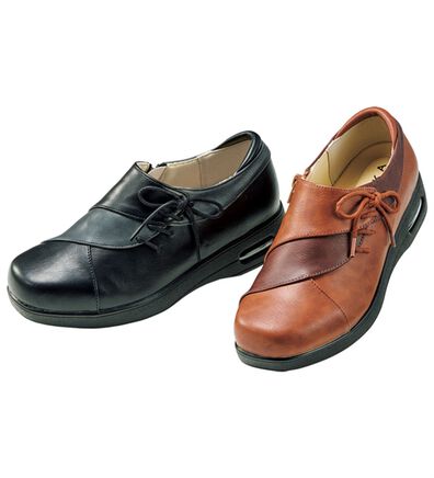 BELLUNA（ベルーナ）の「５Ｅ配色サイドリボンスリッポン（スリッポン）」