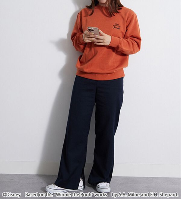 BELLUNA（ベルーナ）の「＜Ｄｉｓｎｅｙ＞【プー】バックプリント裏起毛トレーナー（トレーナー・スウェット）」｜詳細画像